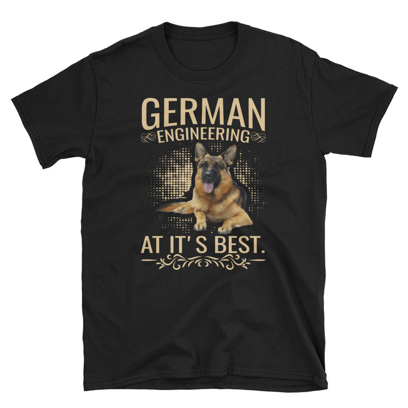 German Shepherd Abstract Short-Sleeve Unisex T-Shirt